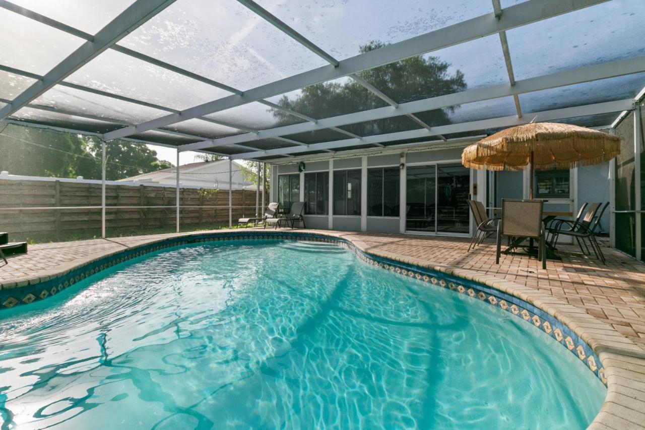 Spacious Modern House. Private Heated Pool And Spa ซาราโซตา ภายนอก รูปภาพ