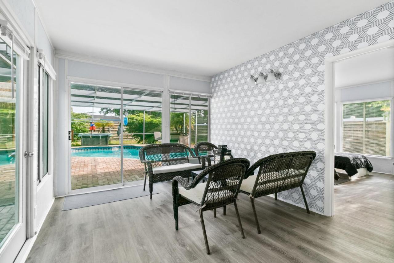 Spacious Modern House. Private Heated Pool And Spa ซาราโซตา ภายนอก รูปภาพ